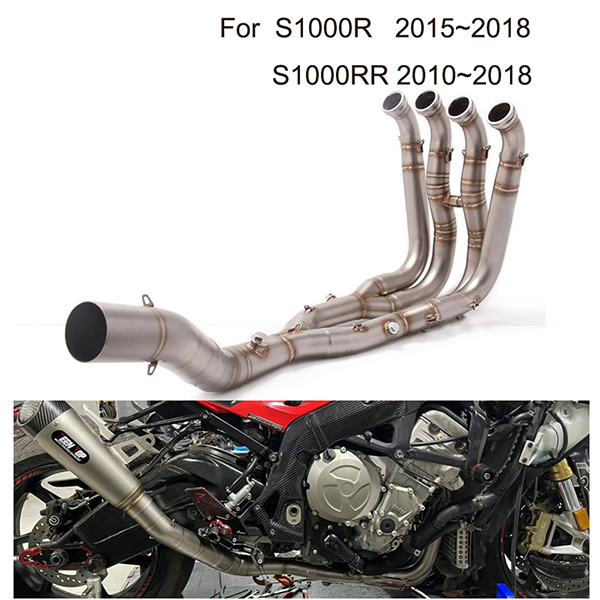2010-2018 BMW S1000RR S1000R 60.5mm Motorcycle Exhaust Pipe Steel
